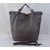 Lamb skin leather large hobo shoulder bag