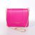 Fluorescent Fuschia Leather Serpenti Snake Closure Bag