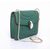 Dark Green Leather Serpenti Snake Closure Bag