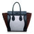 Mini Luggage Top Handle Tote Suede Leather