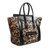 Mini Luggage Top Handle Tote Leopard