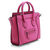 Nano Fluorescence Pink Nano Top Handle Luggage Tote Bag