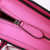 Nano Fluorescence Pink Nano Top Handle Luggage Tote Bag