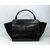 Small Trapeze Bag Crinkle Patent Black