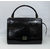 Small Trapeze Bag Crinkle Patent Black