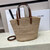 Raffia small tote