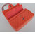 Orange Lamb Skin Leather 2.55 Classic flap bag (Nickel)