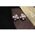 pearls diamond double c earrings