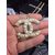 Pearl double C pendant necklace