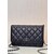 WOC 33814 black caviar silver chain