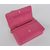 Fuchsia leather flap bag