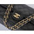 Chanel Caviar leather with gold chain jumbo flap bag