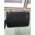 MAX flap chain bag 33cm Black caviar silver chain