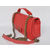 Red Caviar Leather Flap Bag