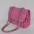 Leather Punching in the air Mini Flap Bag