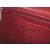 Red lamb skin leather flap bag