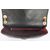 Black lamb skin leather flap bag