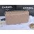 Metal chain leather flap bag