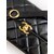 turn lock flap chain bag