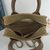 Mini canvas handle bag with chain shoulder strap