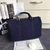 Denim handle bag
