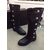 Original calfskin leather double C turn lock logo long boots