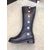 Original calfskin leather double C turn lock logo long boots