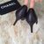 Quilting calfskin leather bow-tie pump