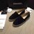 black canvas espadrilles loafers