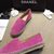 fuchsia suede leather espadrilles loafers