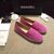 fuchsia suede leather espadrilles loafers