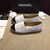 white lambskin leather espadrilles loafers