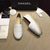 white lambskin leather espadrilles loafers