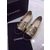 gold lizard pattern leather espadrilles loafers