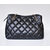 Black Quilting Lamb Skin Leather Chain Shoulder Bag