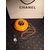 Orange Leather chain wine bottle