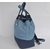 Washing denim bucket backpack