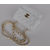 White Patent Leather Turn Lock Chain Shoulder Bag