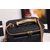 imported caviar leather zipper closure case chain shoulder bag