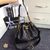 top grade calfskin leather drawstring shoulder bag