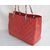 Quilting double chain tote bag Ball Skin Leather