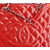 Quilting double chain tote bag Patent Leather