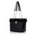 Lamb skin leather metal chain tote