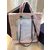 Large Graffiti Painted Canvas Tote Bag