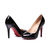 Patent leather pump