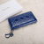 Patent leather zipper long wallet