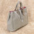 Diorissimo Gray Nappa Leather Handle Bag