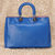 Diorissimo Dark Blue Nappa Leather Handle Bag