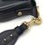 D-FENCE SADDLE BAG IN BLACK CALFSKIN