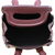 Heroine Claret leather rivets handle bag